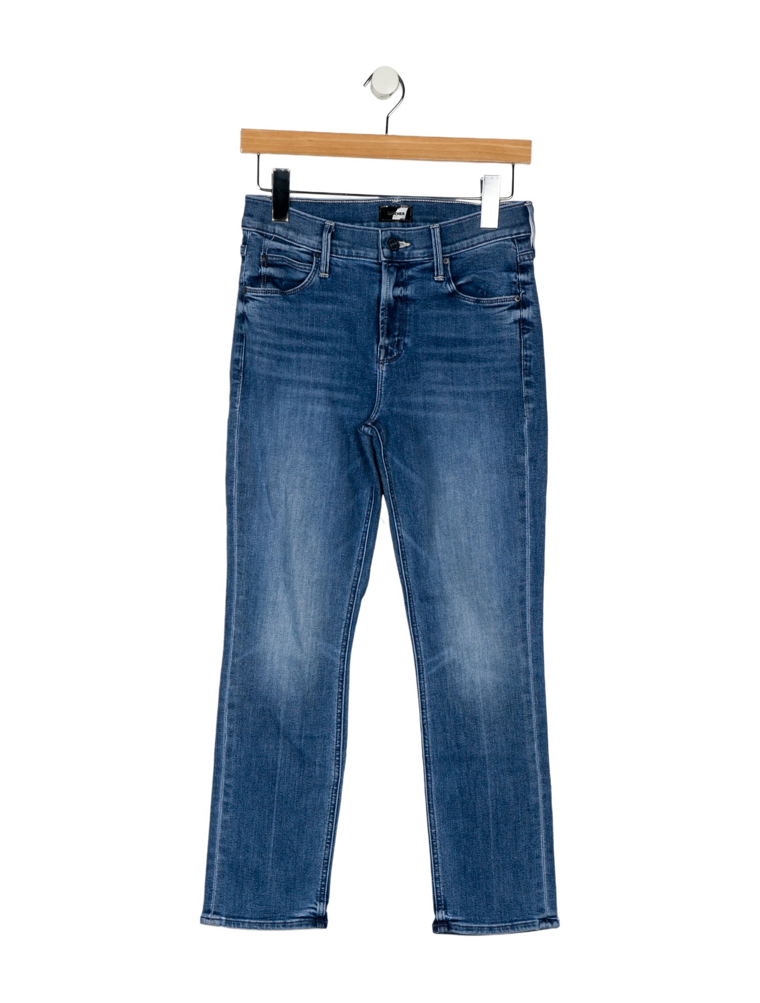Mother High-Rise Straight Leg Jeans