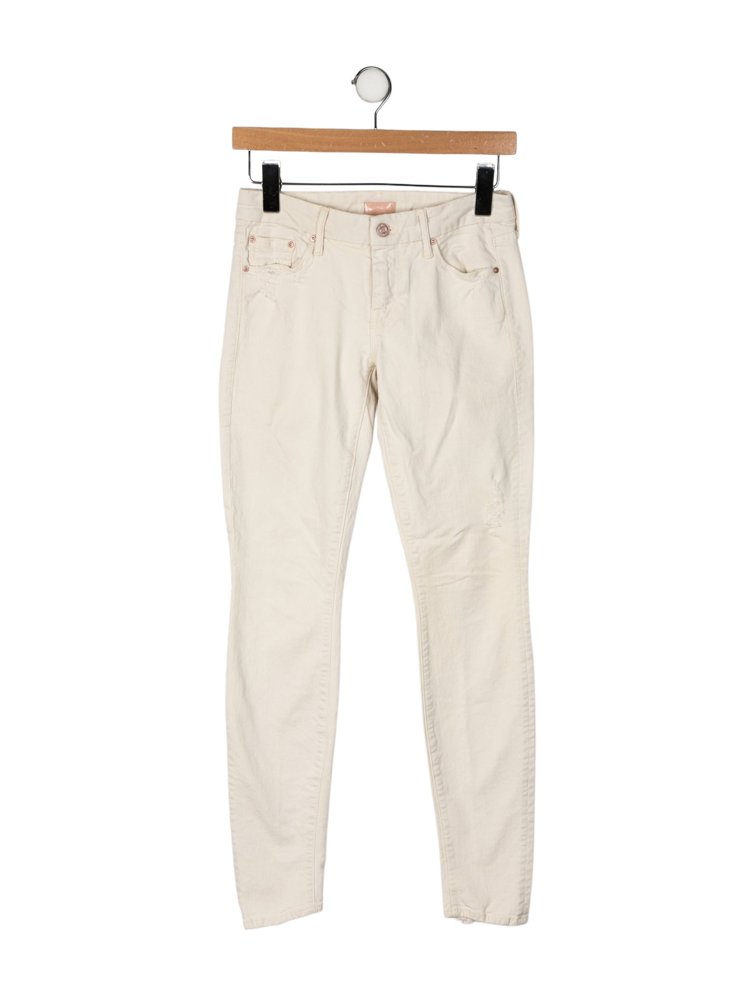 Mother Low-Rise Skinny Leg Jeans