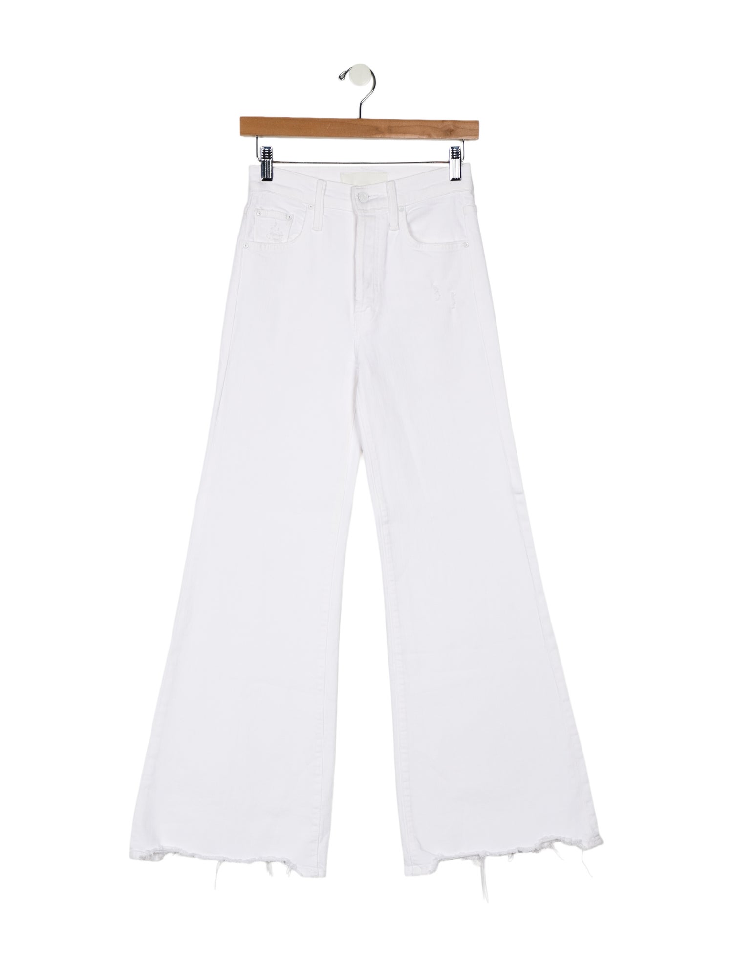 Mother Mid-Rise Wide Leg Jeans
