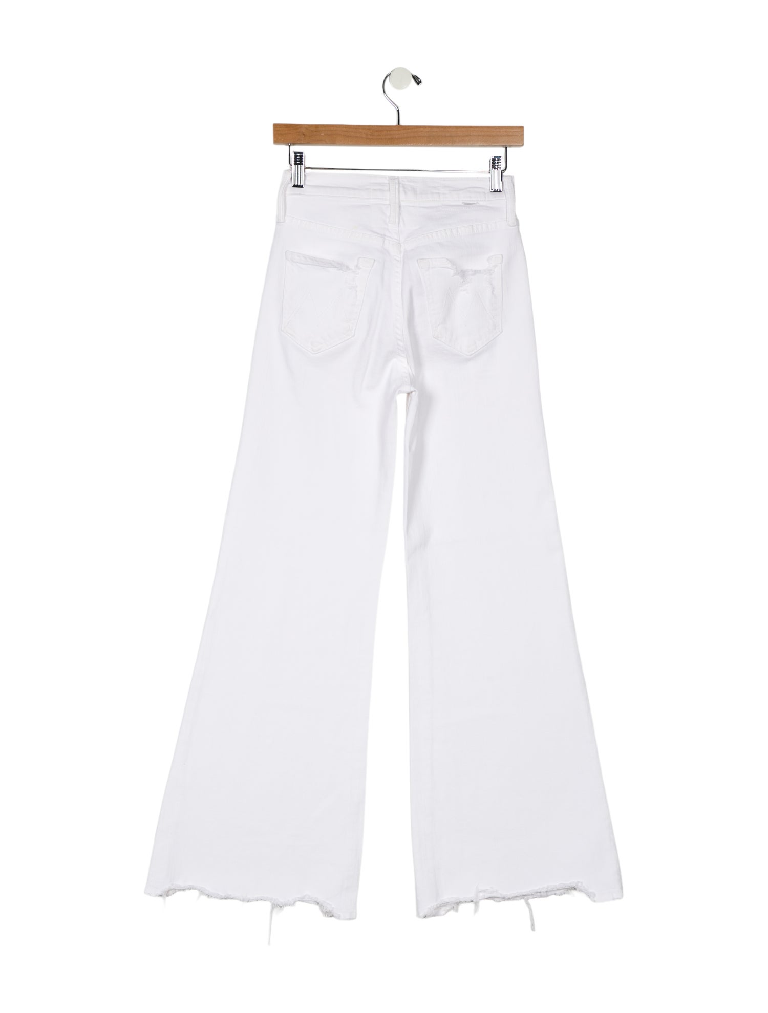 Mother Mid-Rise Wide Leg Jeans