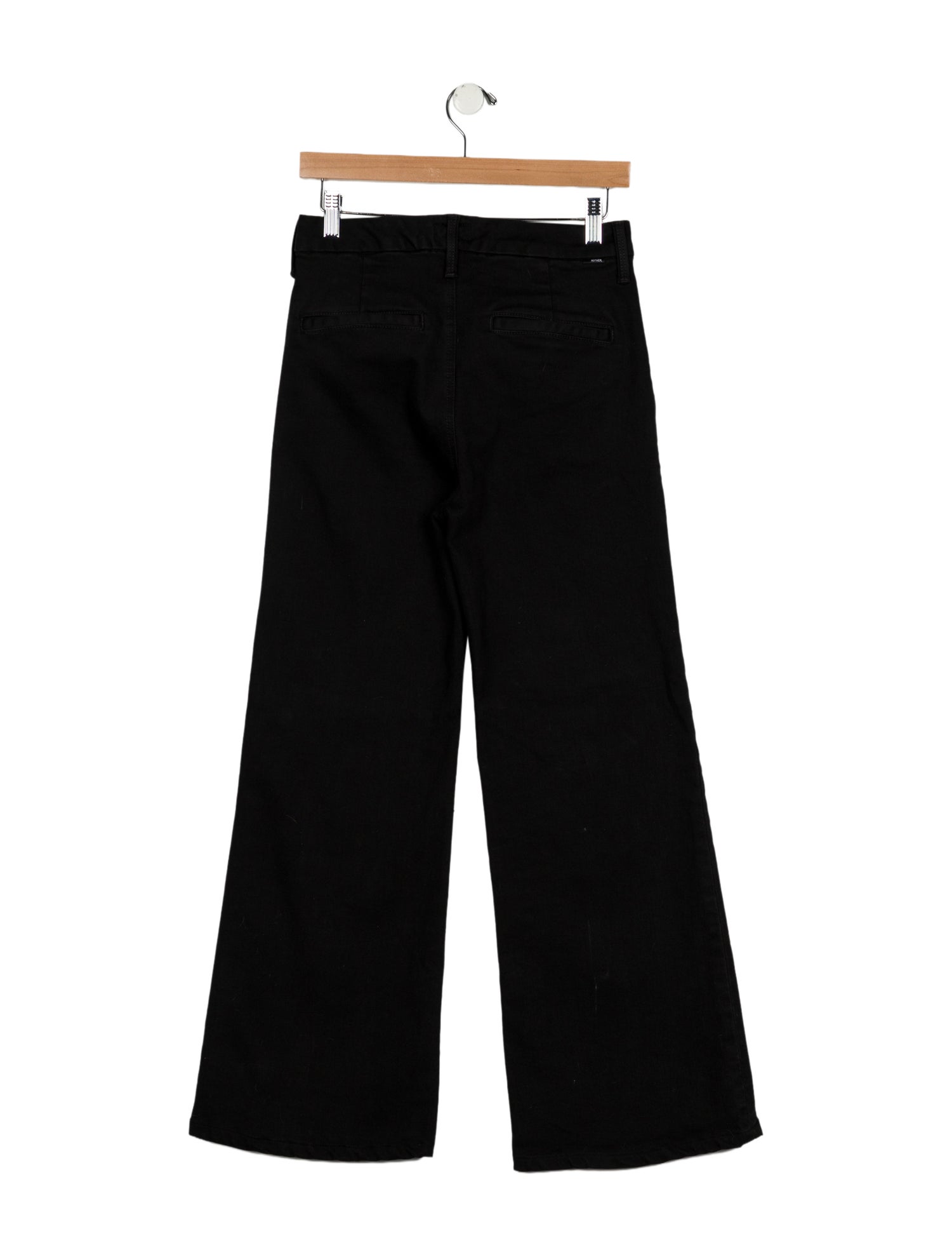 Mother Mid-Rise Wide Leg Jeans