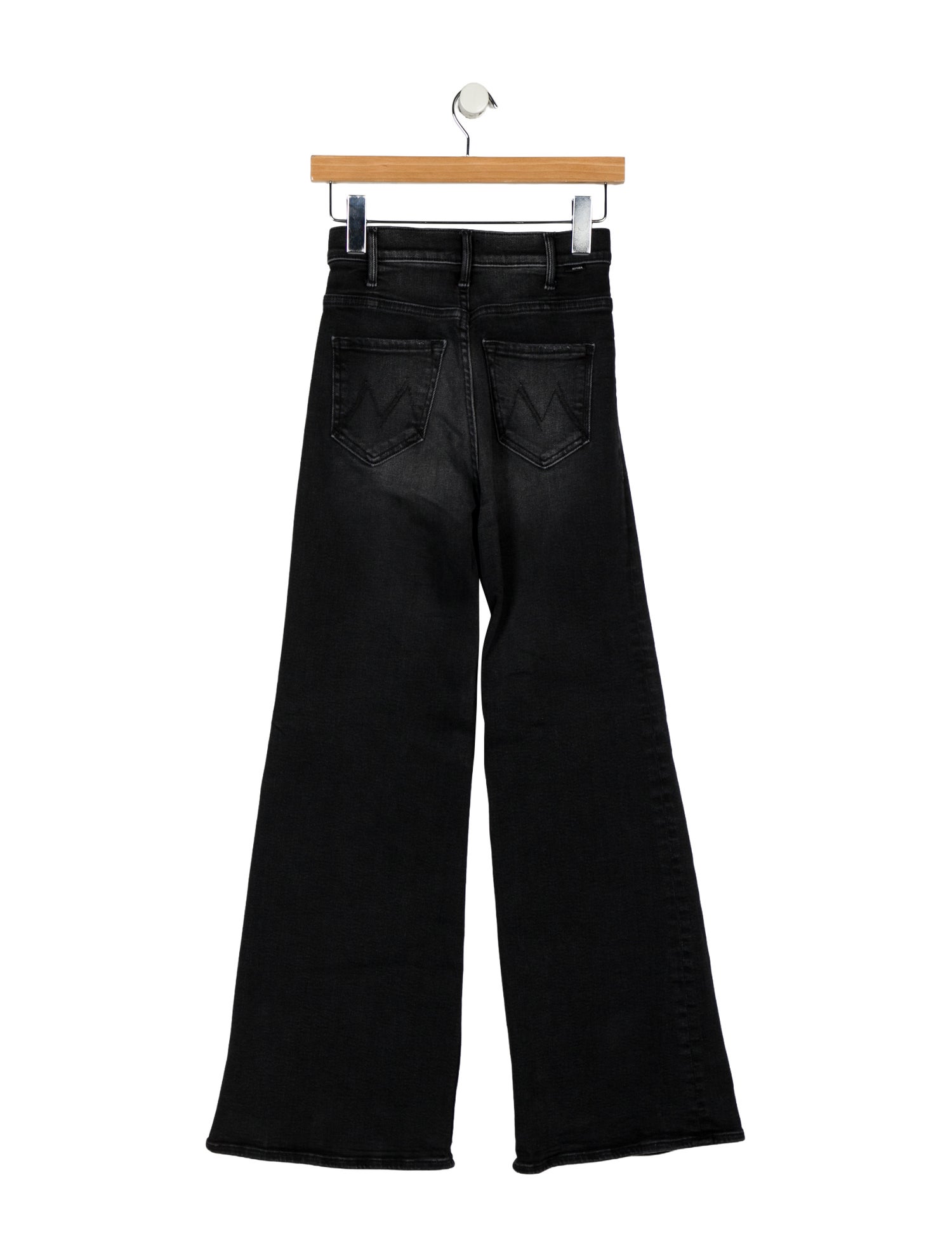 Mother Mid-Rise Wide Leg Jeans