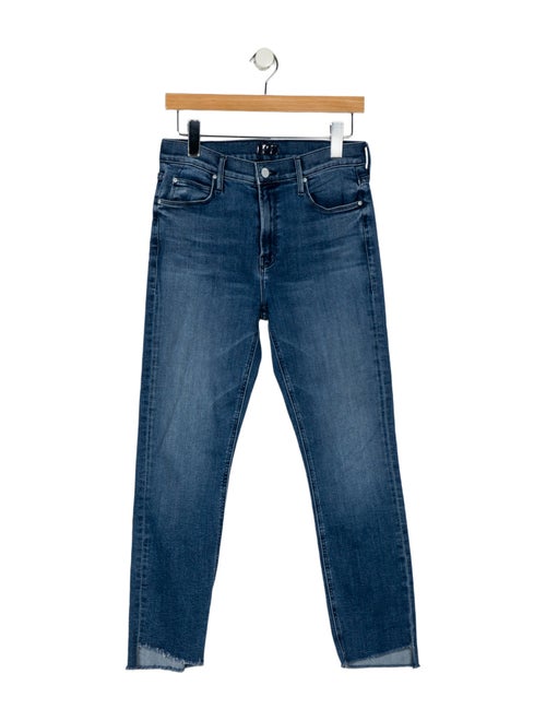 Mother Mid-Rise Straight Leg Jeans