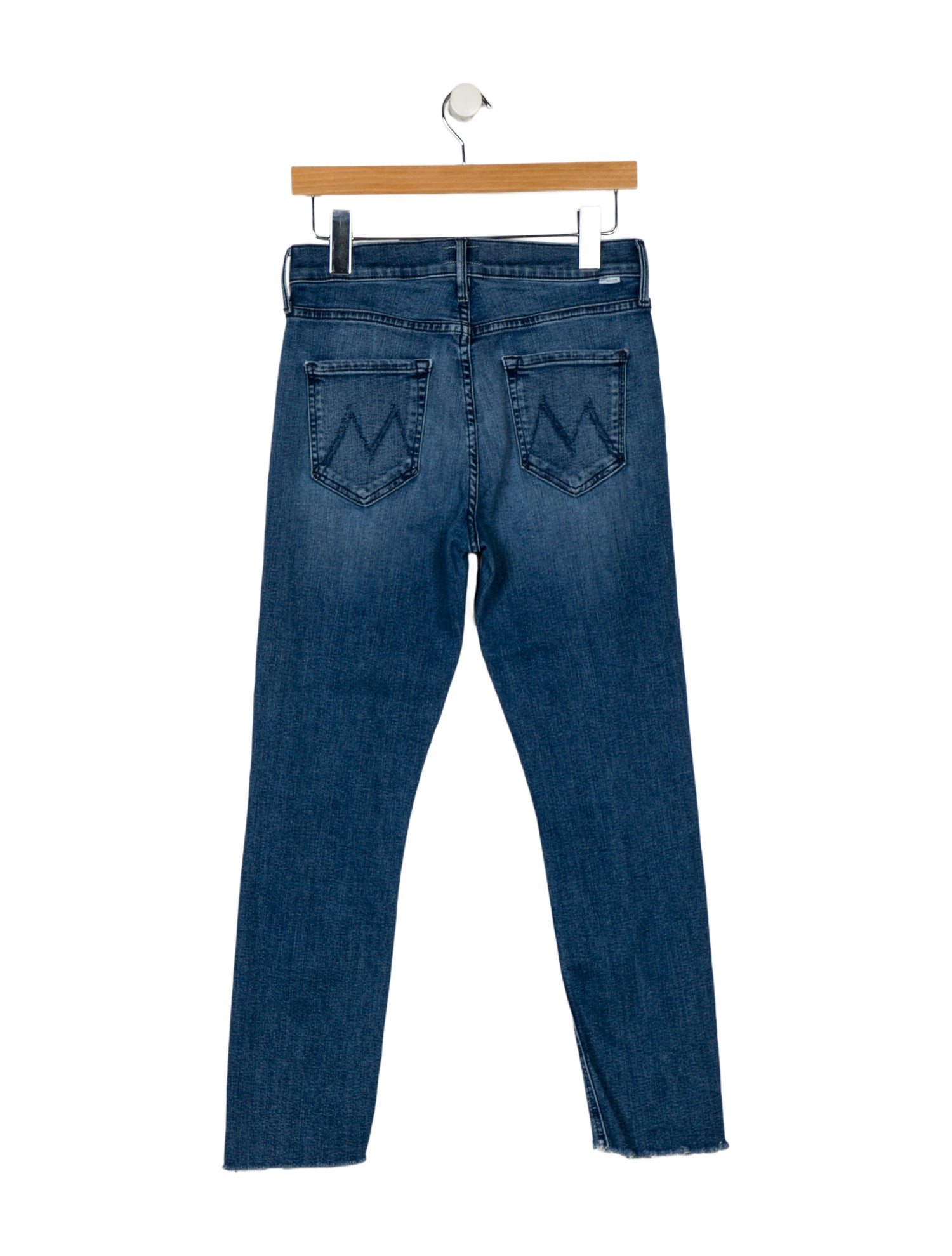 Mother Mid-Rise Straight Leg Jeans