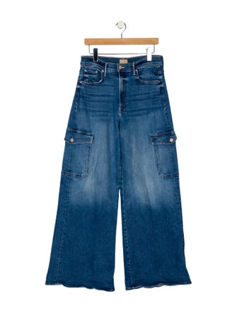 Mother High-Rise Wide Leg Jeans