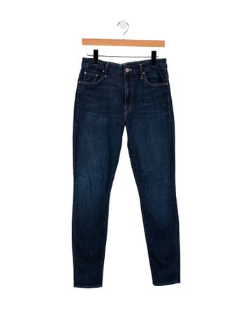 Mother Mid-Rise Skinny Leg Jeans