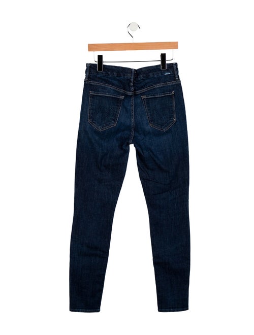 Mother Mid-Rise Skinny Leg Jeans