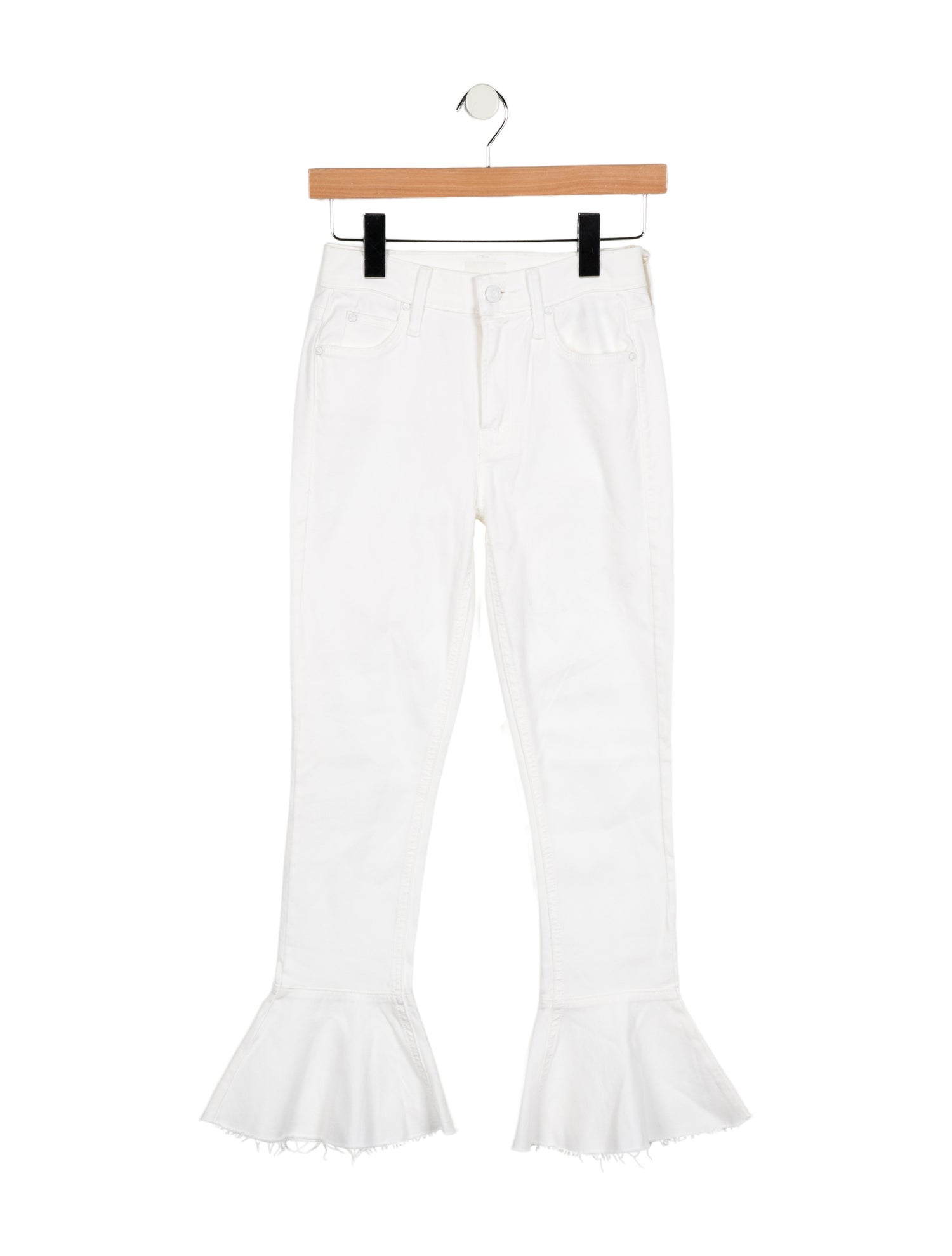 Mother Mid-Rise Wide Leg Jeans