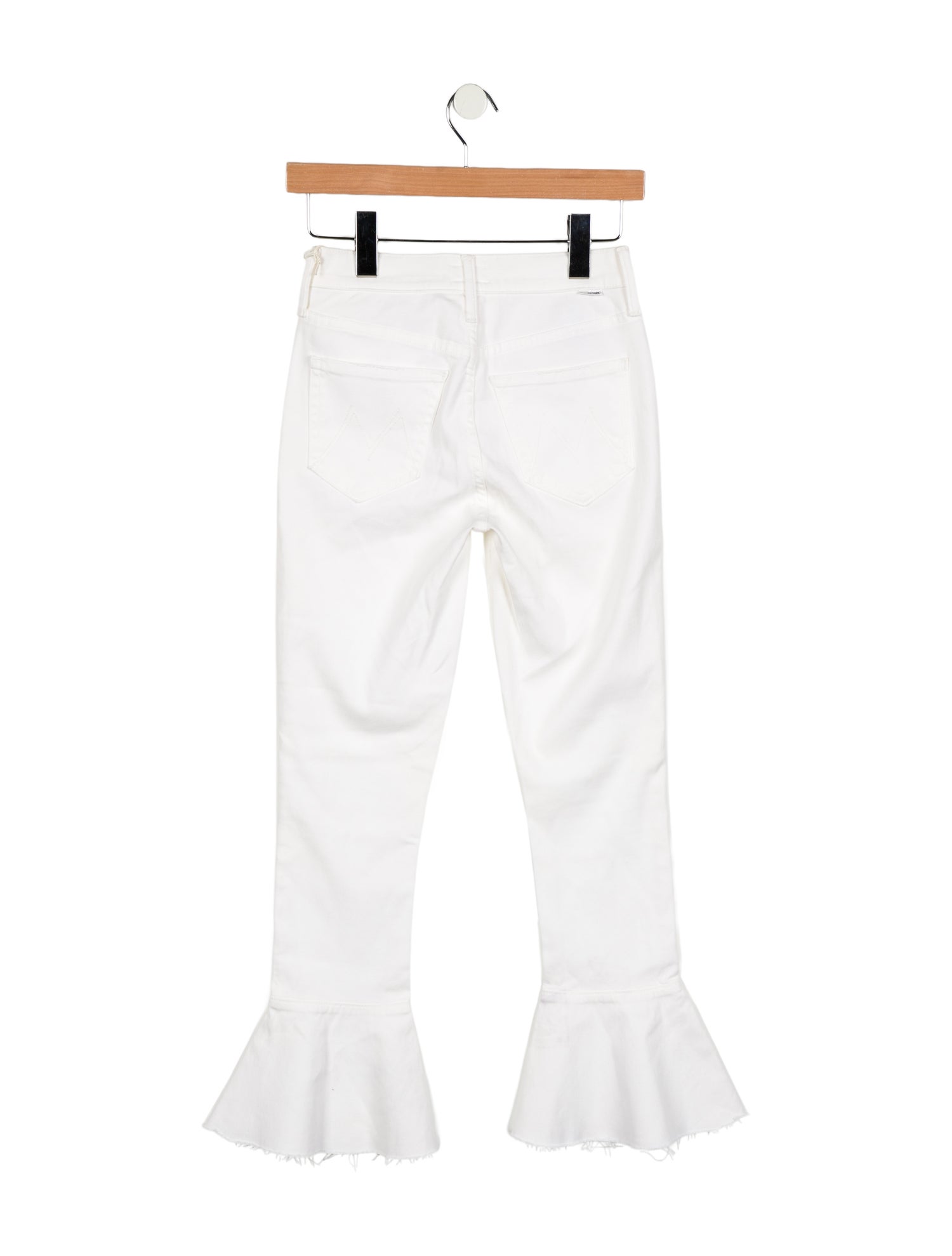 Mother Mid-Rise Wide Leg Jeans