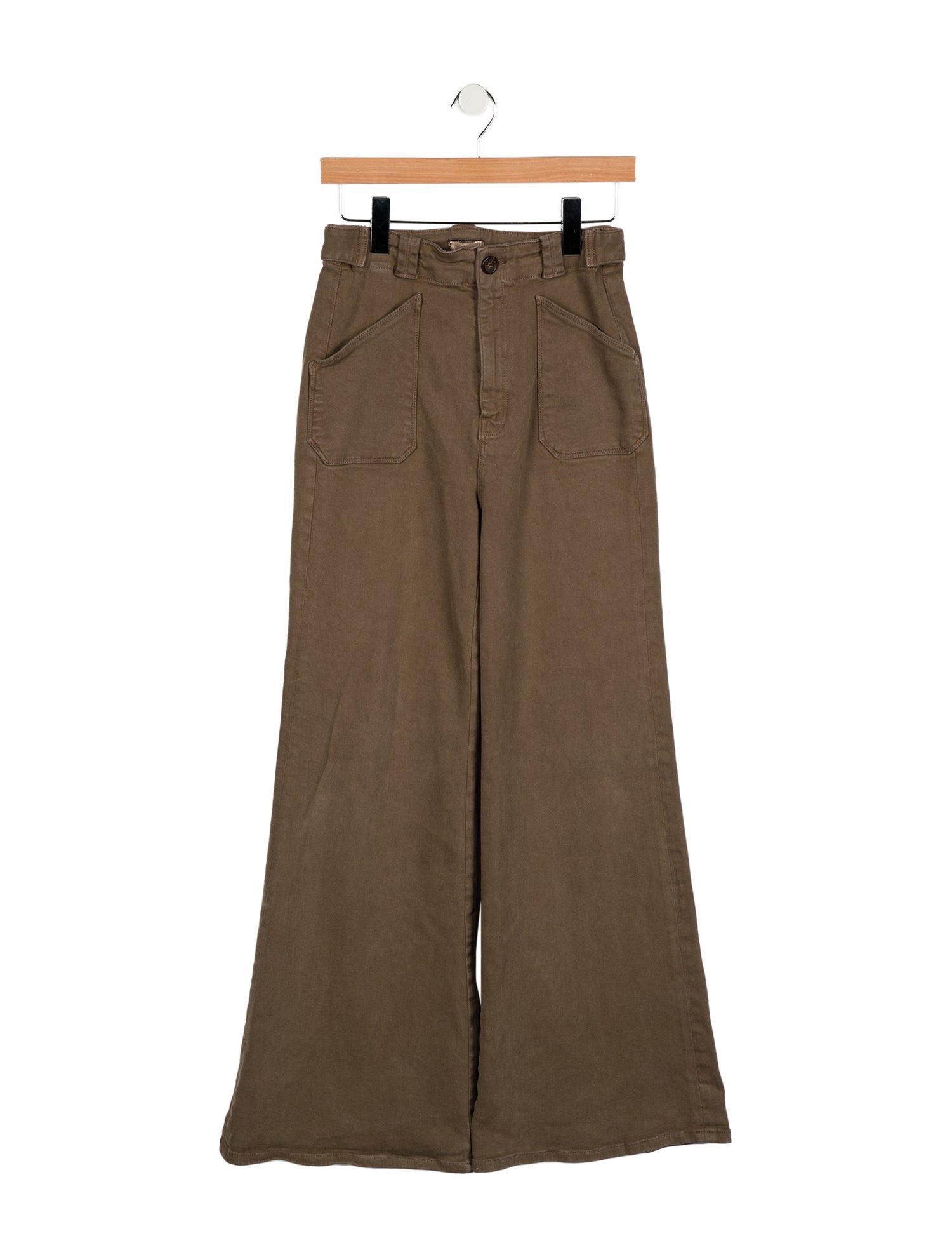 Mother High-Rise Wide Leg Jeans