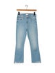 Mother Mid-Rise Straight Leg Jeans
