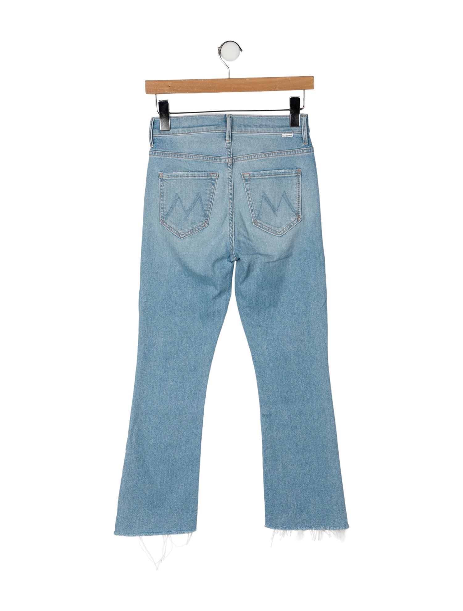 Mother Mid-Rise Straight Leg Jeans