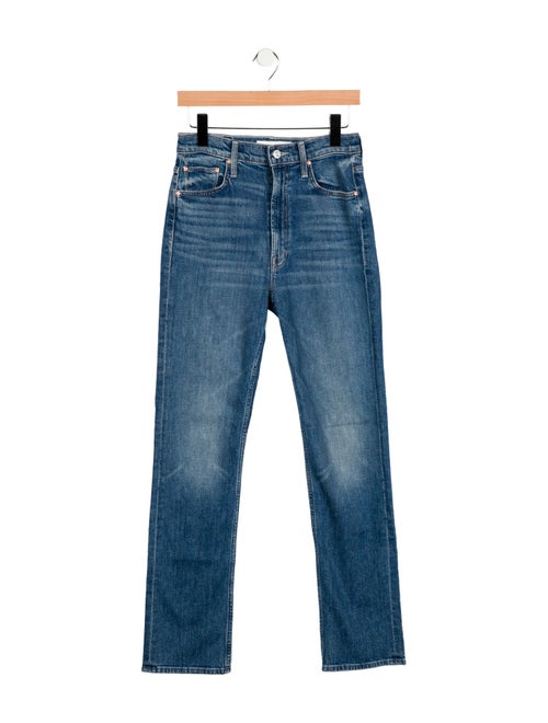 Mother High-Rise Straight Leg Jeans