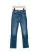 Mother High-Rise Straight Leg Jeans