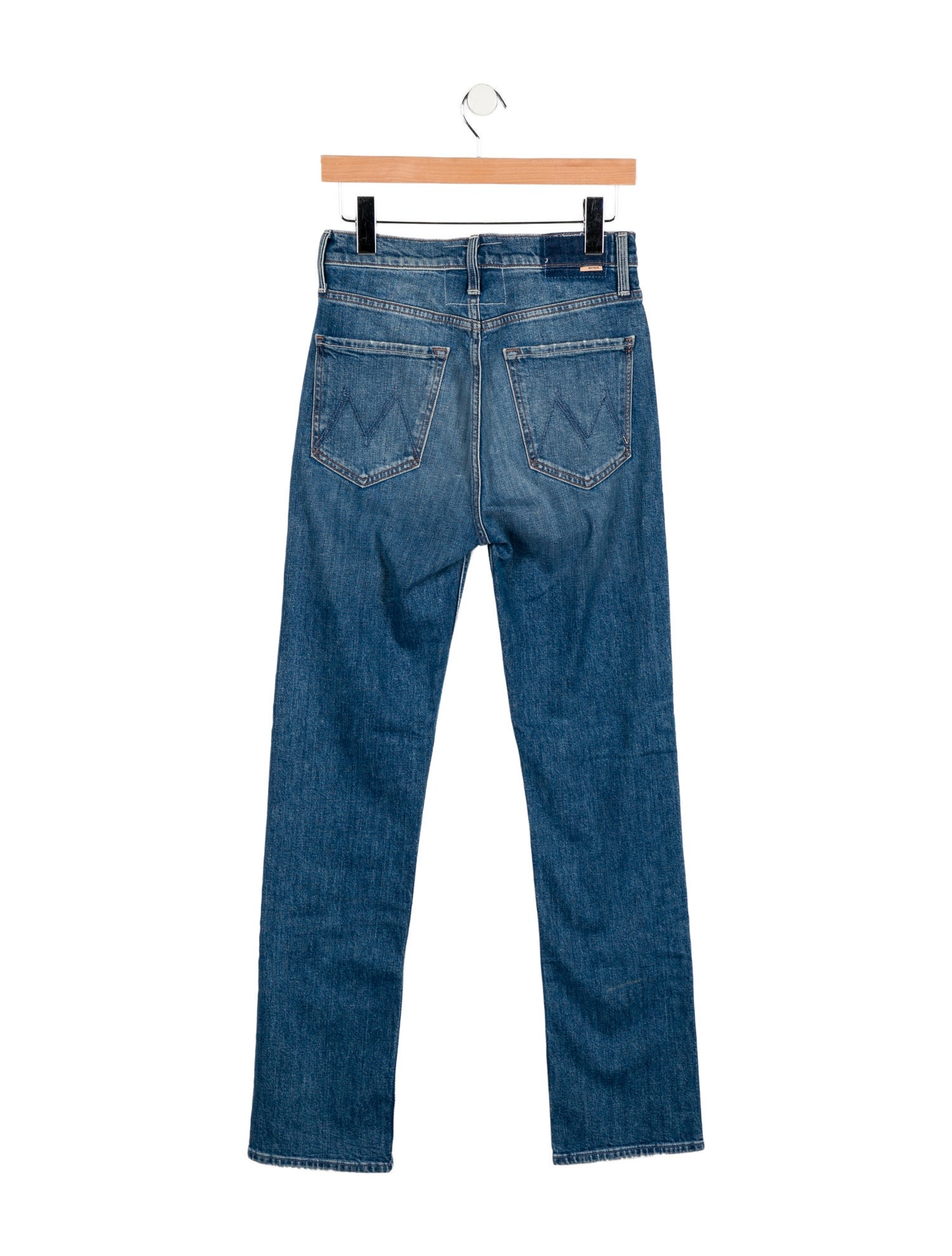 Mother High-Rise Straight Leg Jeans
