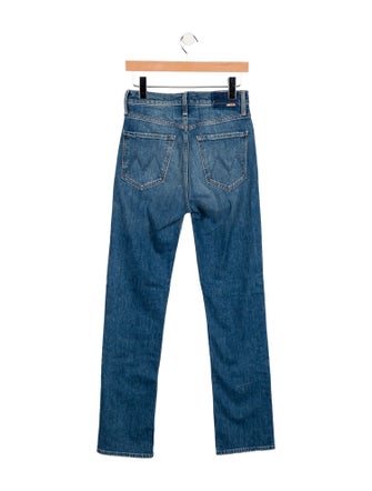 Mother High-Rise Straight Leg Jeans