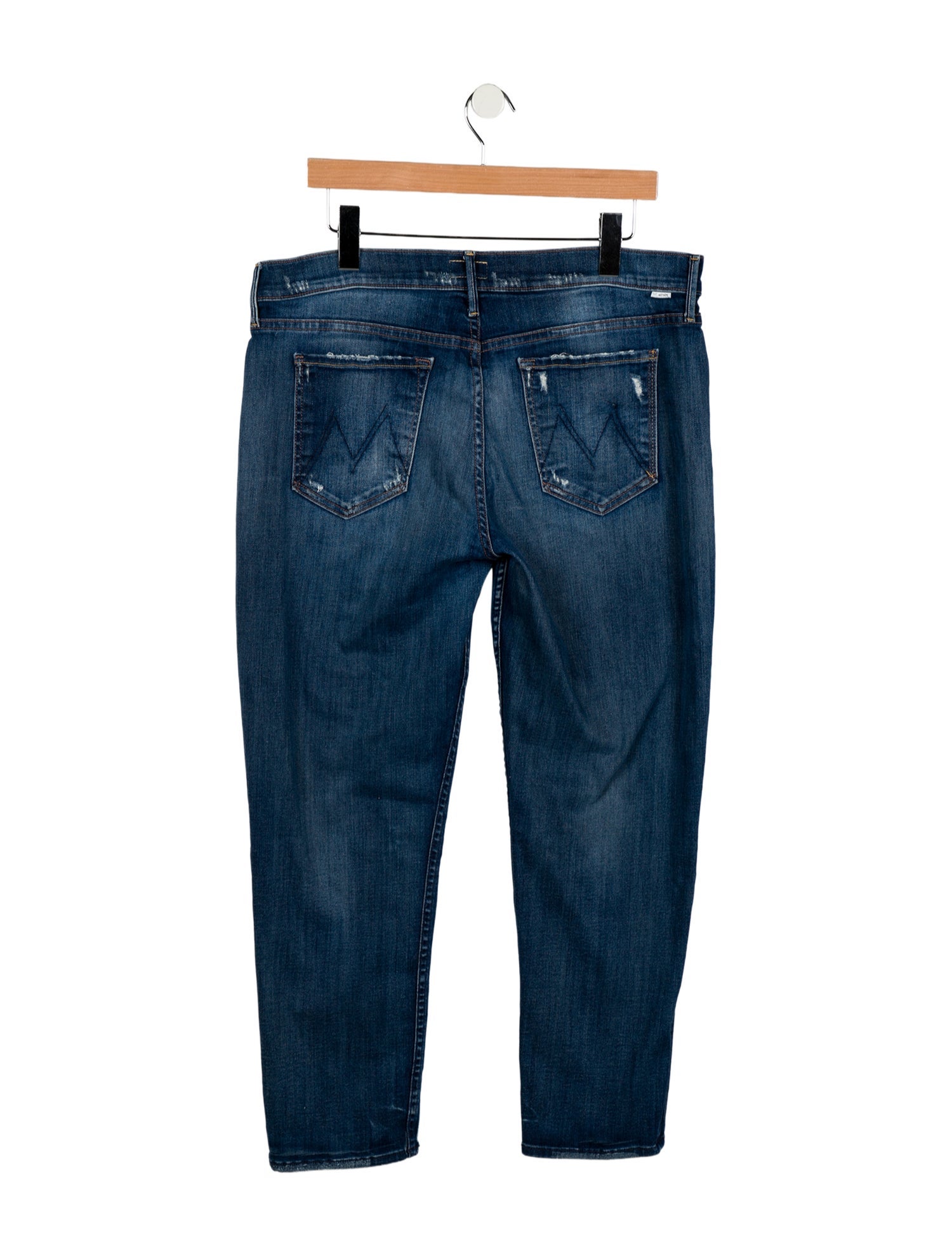 Mother Mid-Rise Skinny Leg Jeans