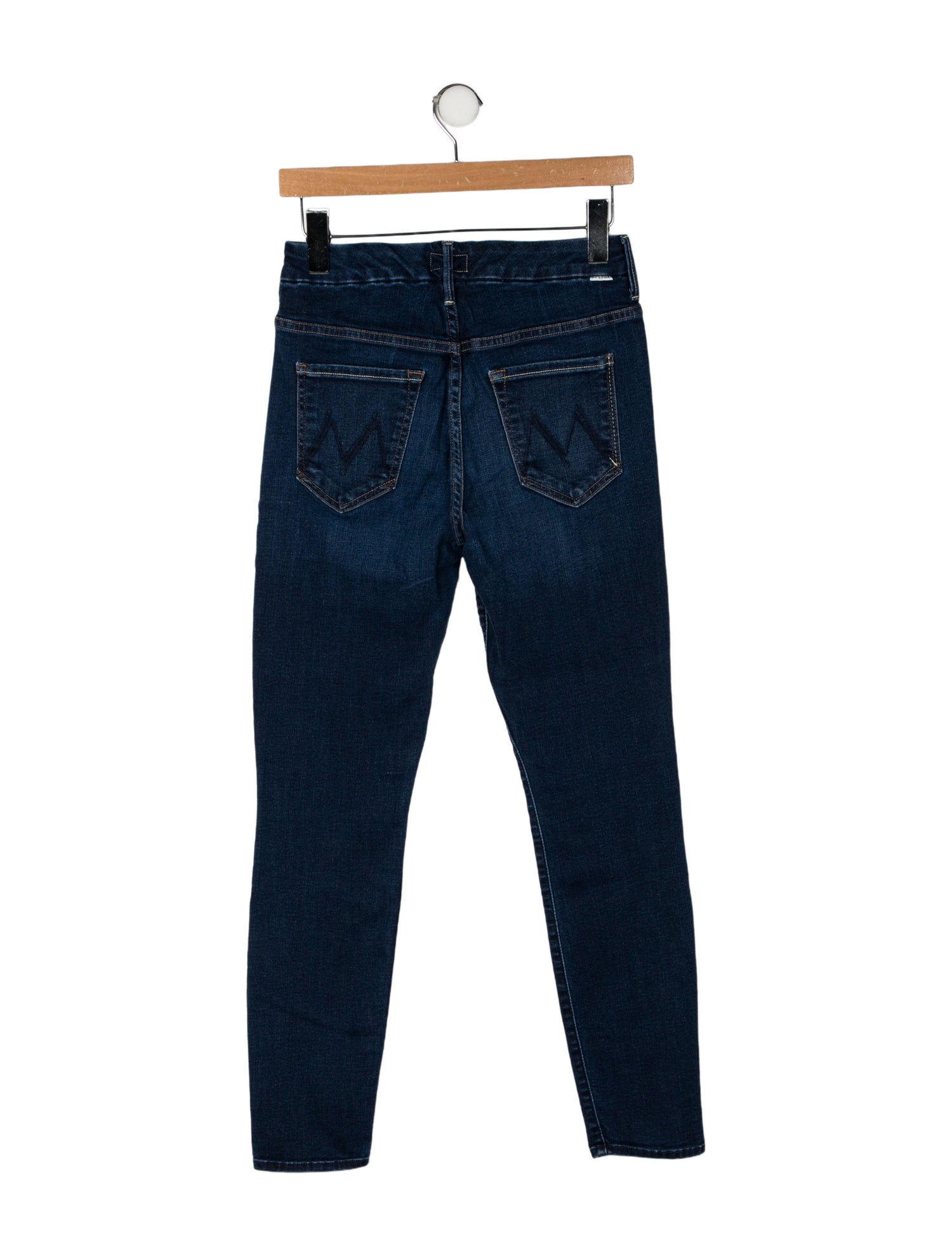 Mother Mid-Rise Skinny Leg Jeans