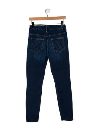Mother Mid-Rise Skinny Leg Jeans