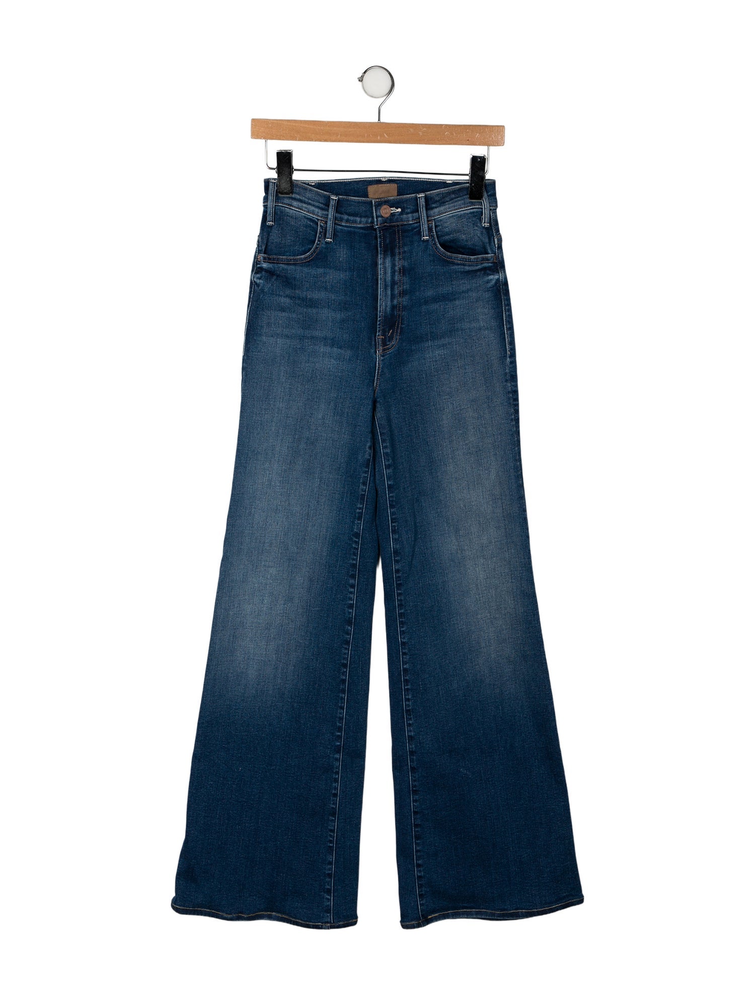 Mother High-Rise Wide Leg Jeans