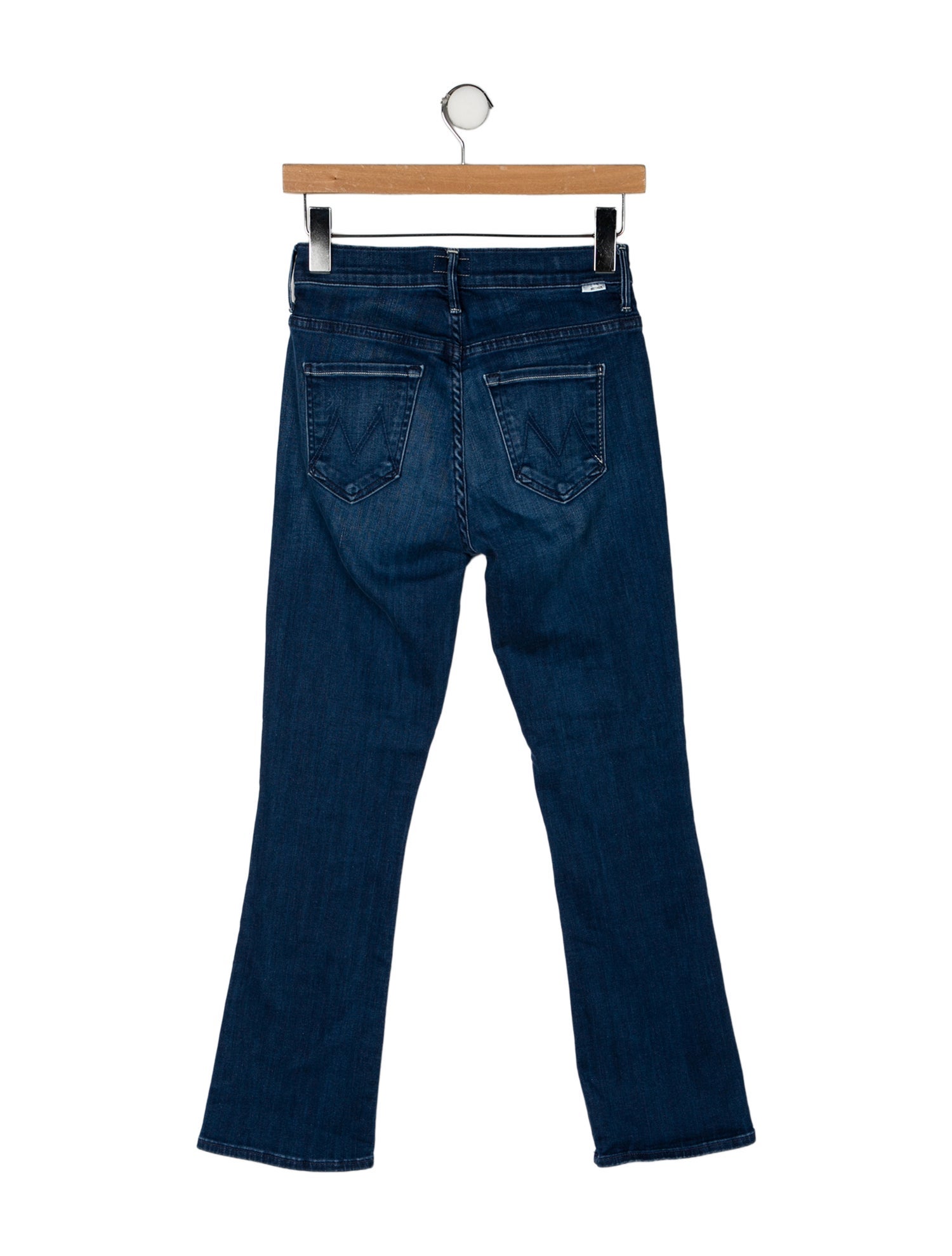 Mother Mid-Rise Straight Leg Jeans
