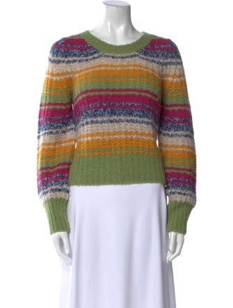 Mother Alpaca Striped Sweater