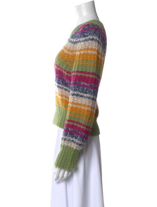 Mother Alpaca Striped Sweater