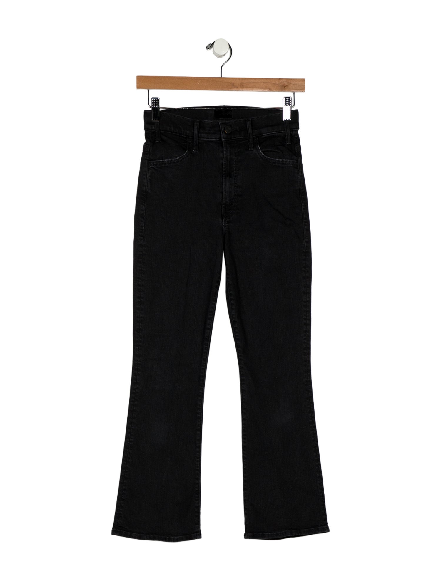 Mother Mid-Rise Straight Leg Jeans