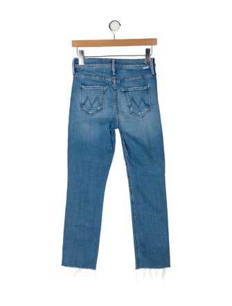 Mother Mid-Rise Straight Leg Jeans