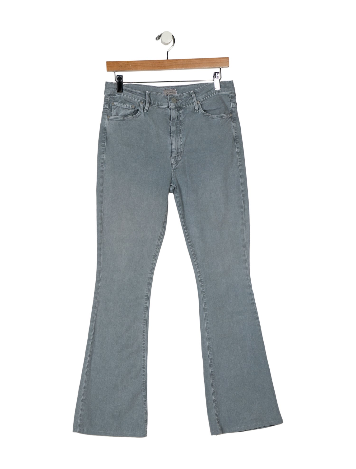 Mother Mid-Rise Wide Leg Jeans
