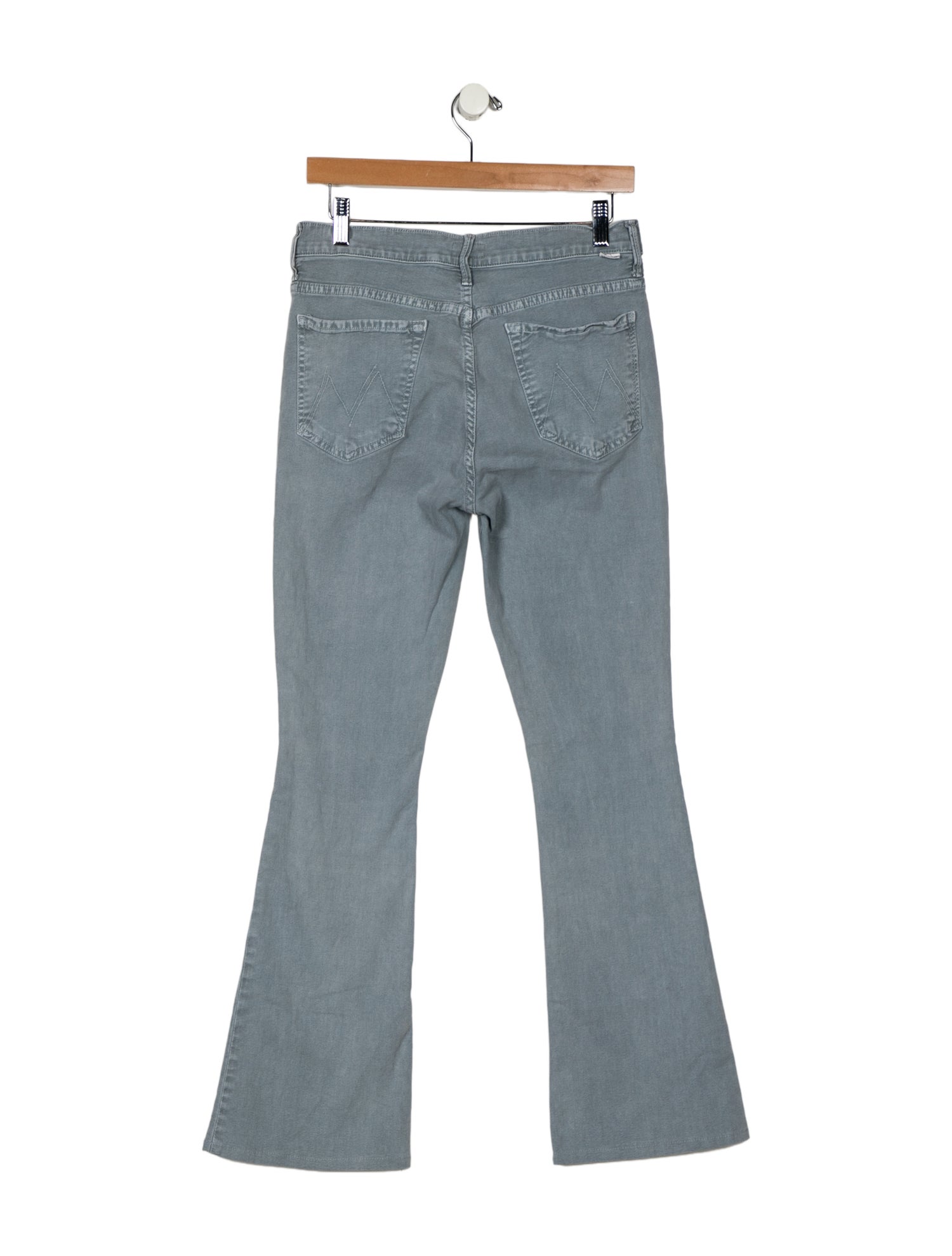 Mother Mid-Rise Wide Leg Jeans