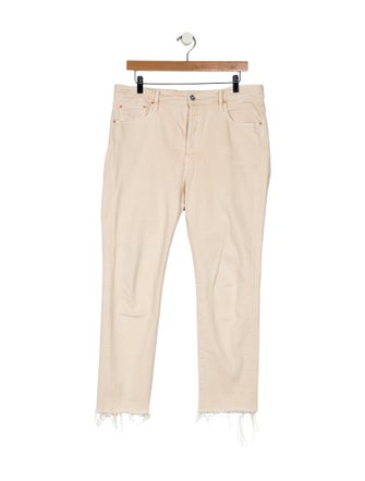 Mother High-Rise Straight Leg Jeans