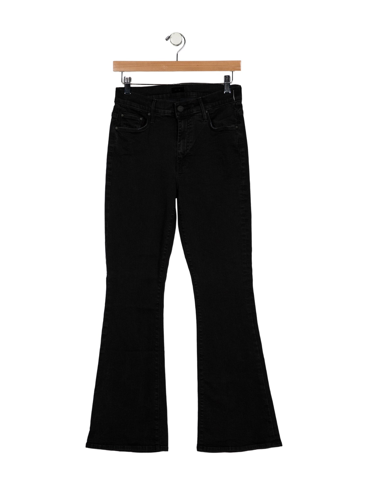Mother Mid-Rise Wide Leg Jeans