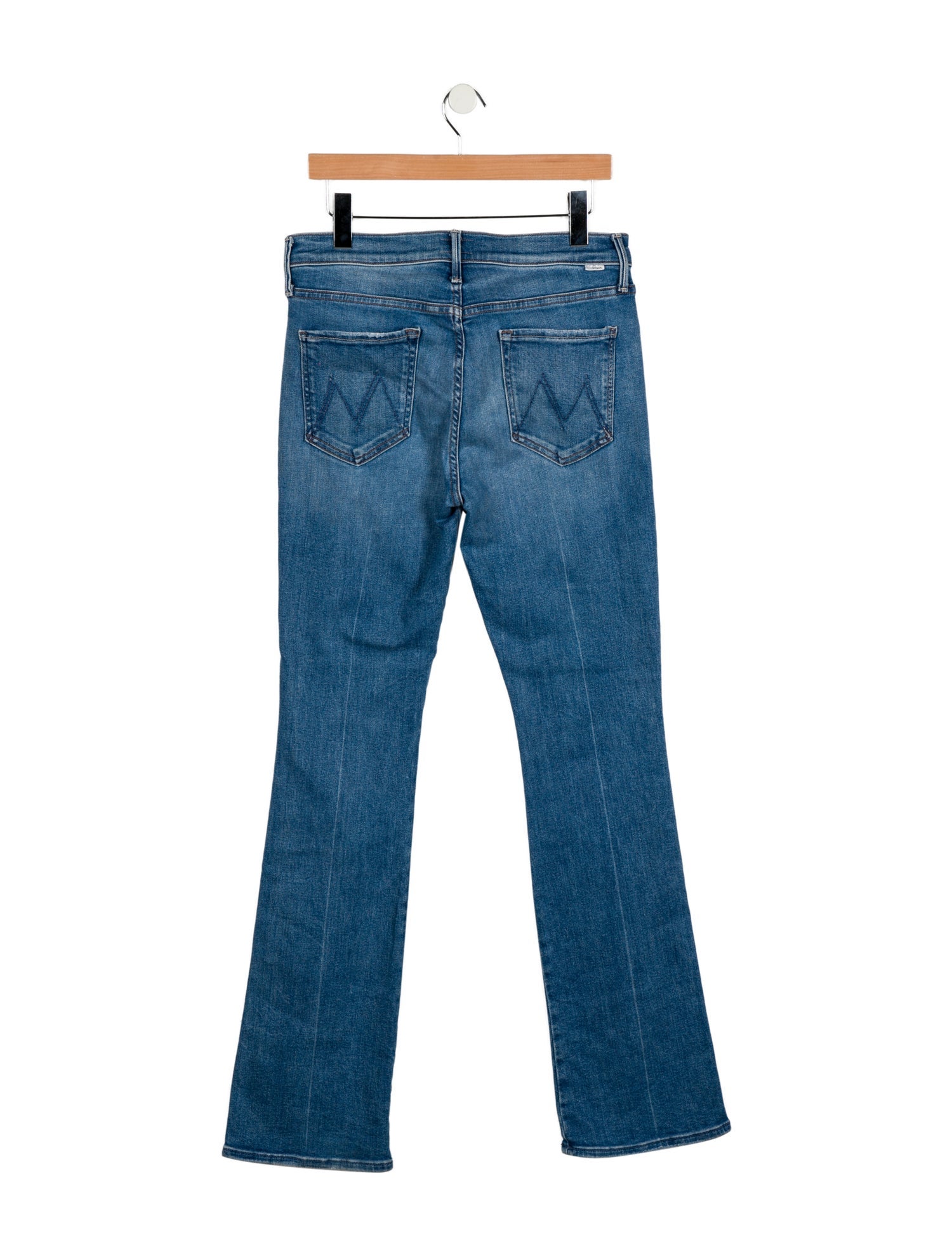 Mother Mid-Rise Wide Leg Jeans