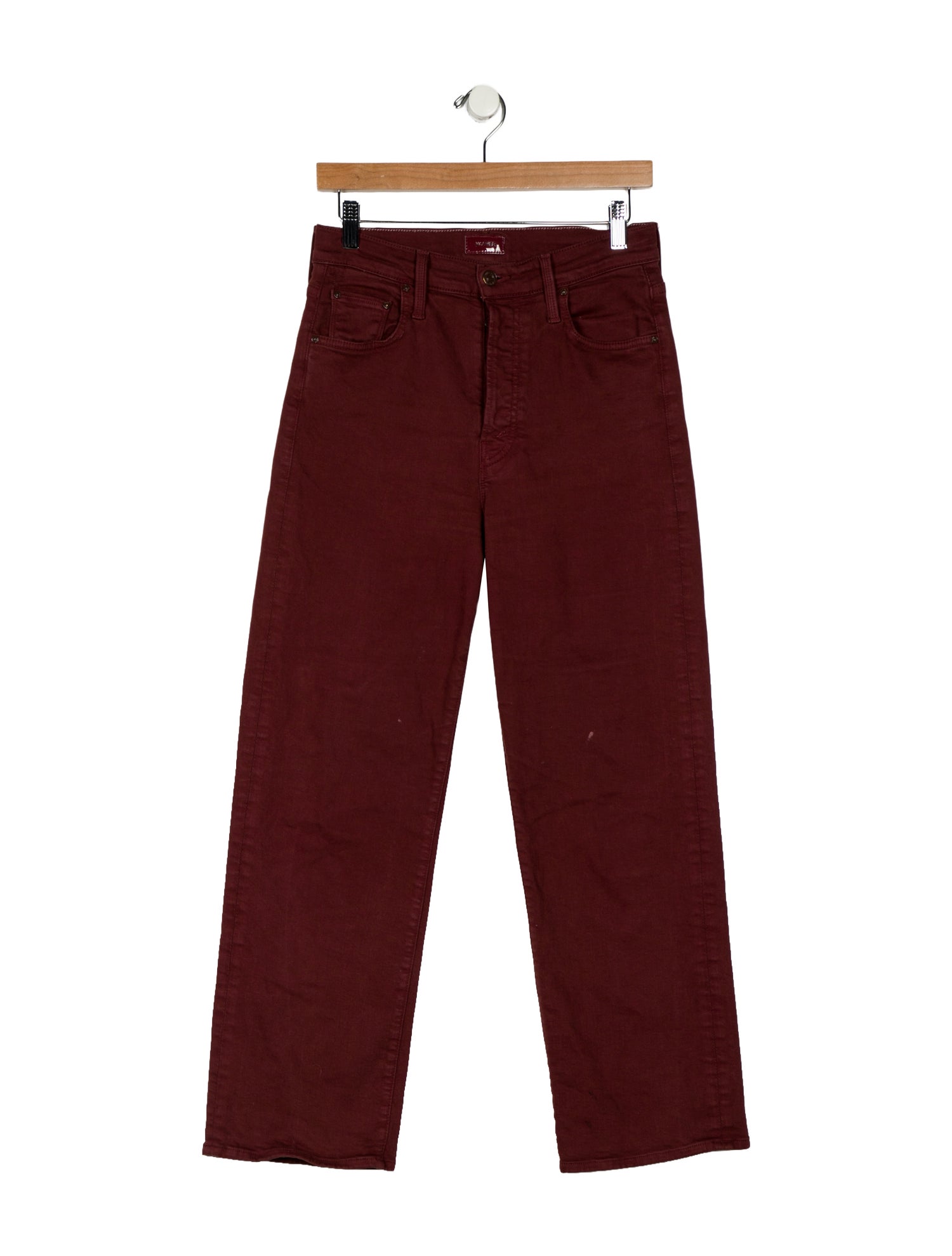 Mother High-Rise Straight Leg Jeans