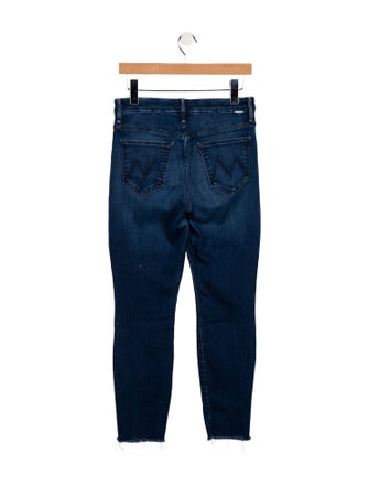 Mother Mid-Rise Skinny Leg Jeans