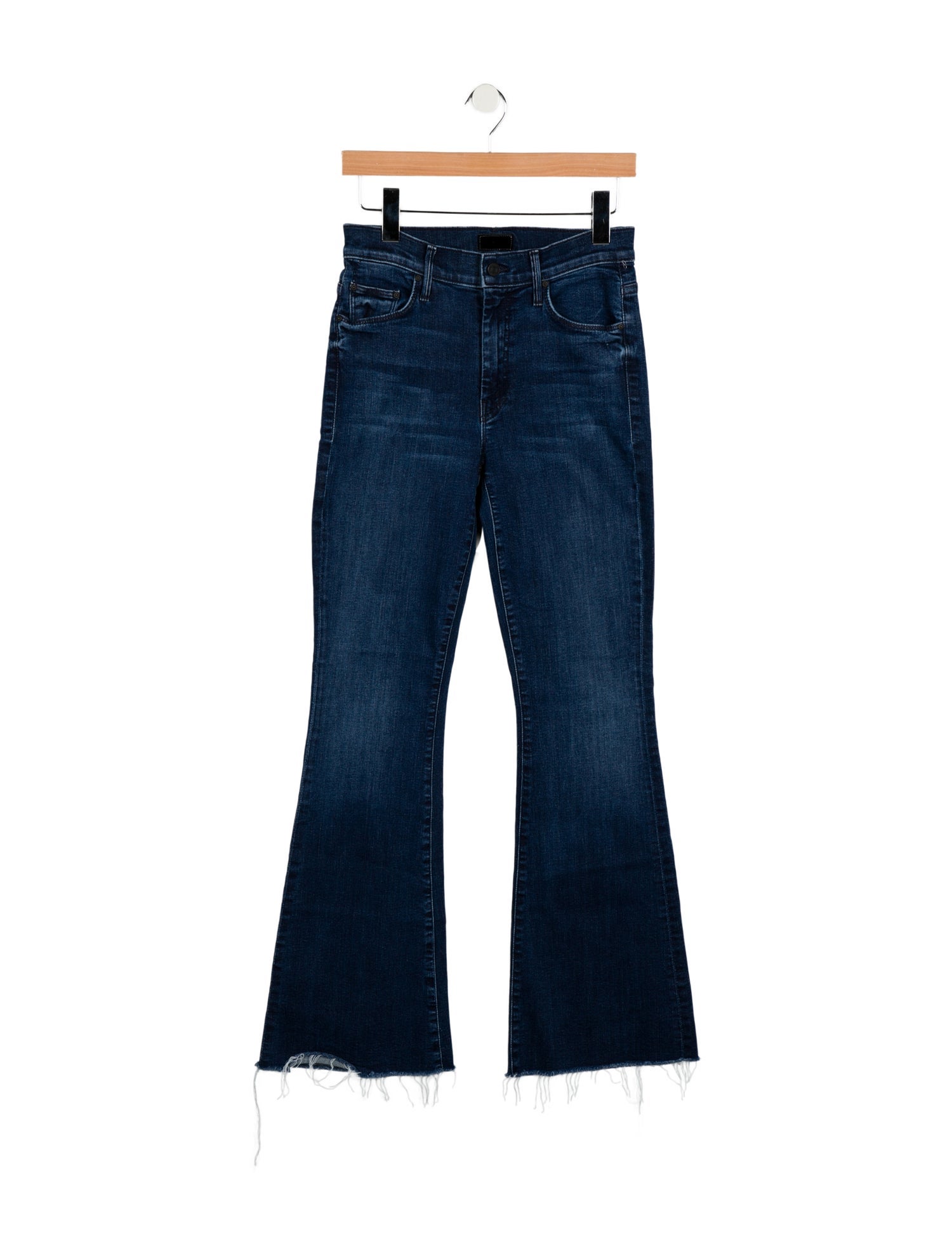 Mother Mid-Rise Wide Leg Jeans