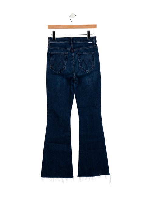 Mother Mid-Rise Wide Leg Jeans