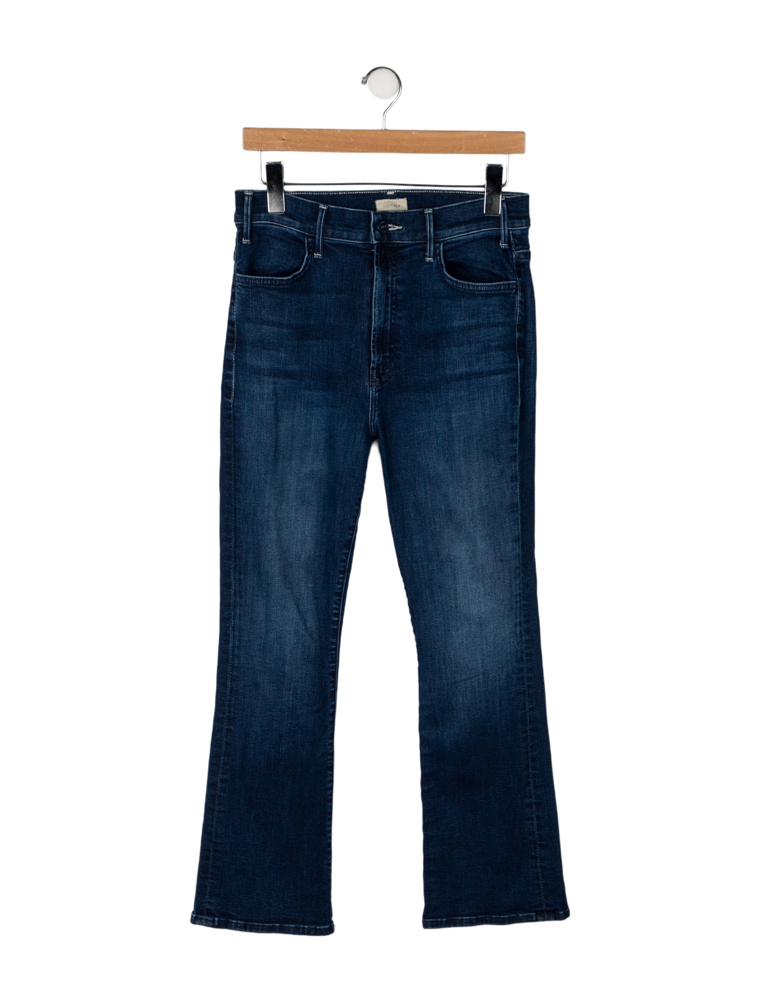 Mother High-Rise Straight Leg Jeans