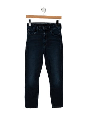 Mother Mid-Rise Skinny Leg Jeans