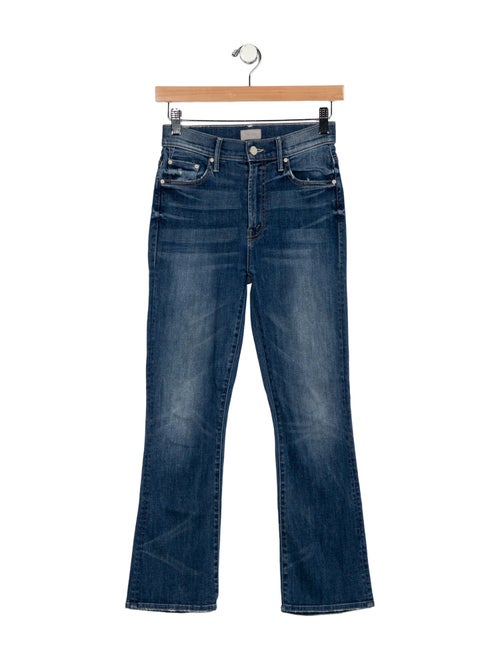 Mother Mid-Rise Straight Leg Jeans