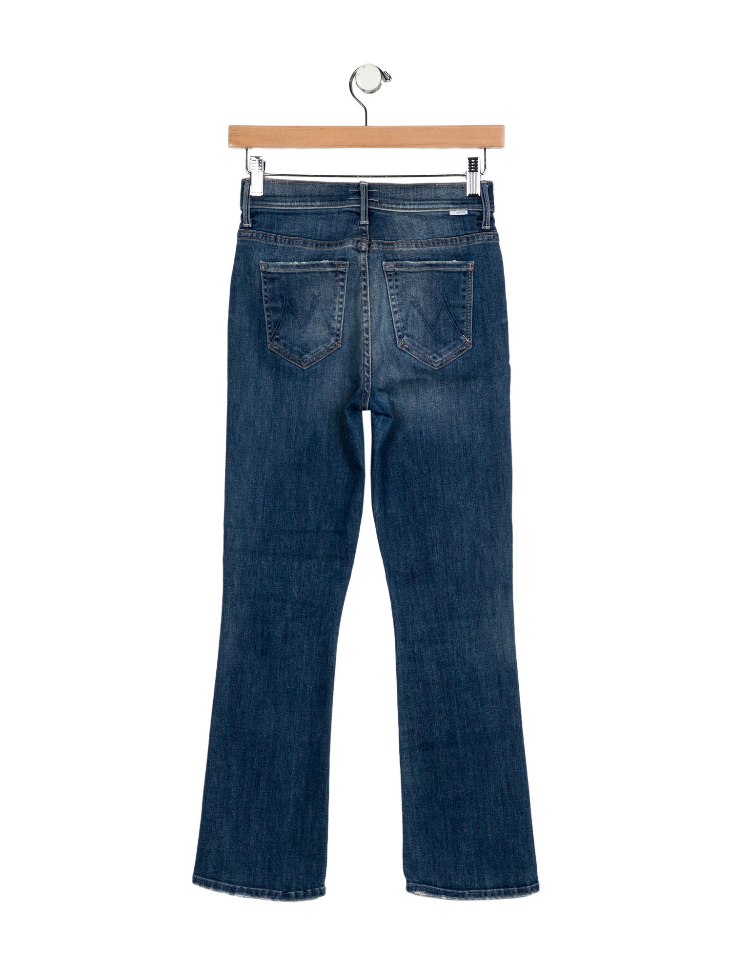 Mother Mid-Rise Straight Leg Jeans