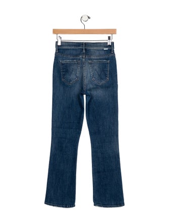 Mother Mid-Rise Straight Leg Jeans