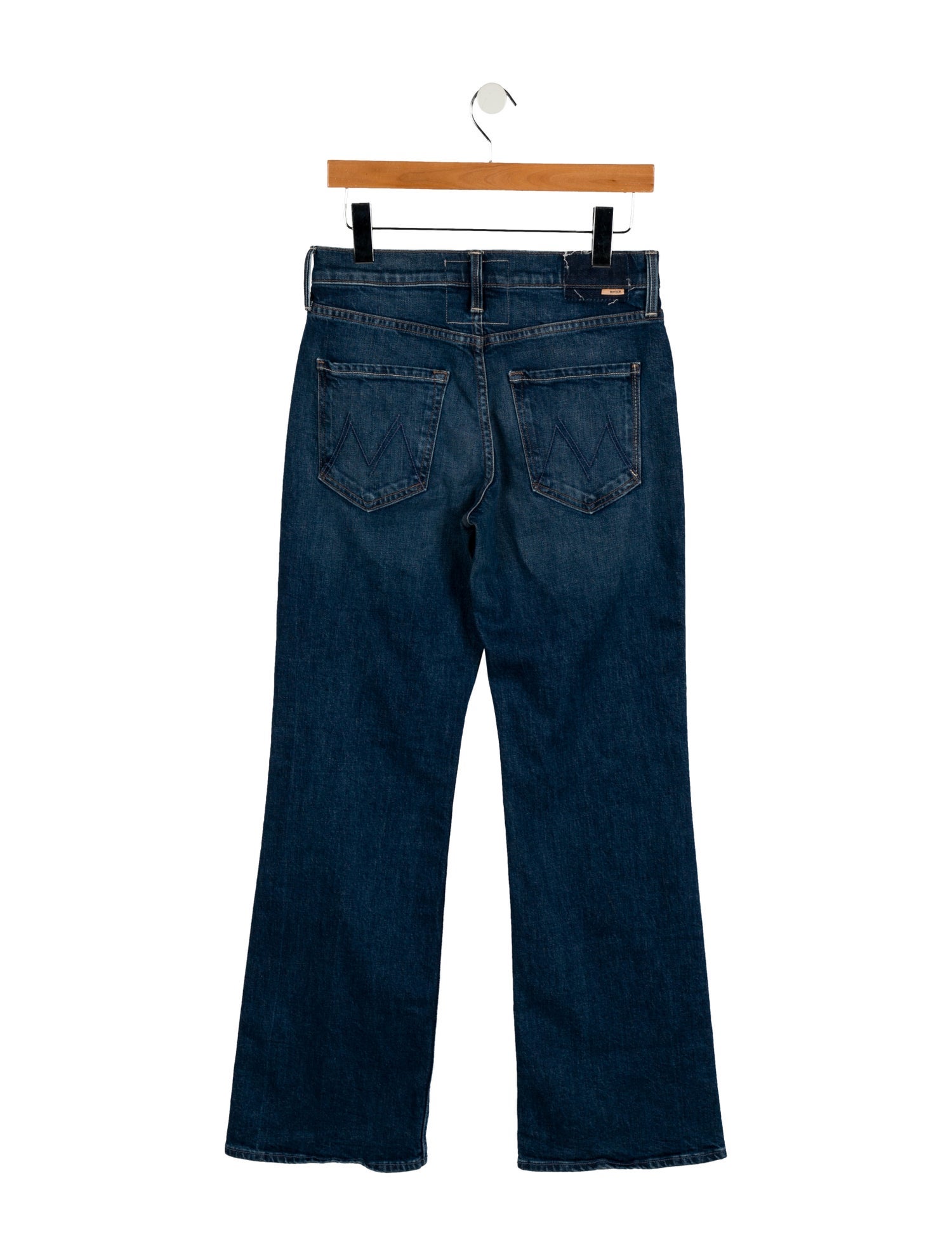 Mother Mid-Rise Wide Leg Jeans