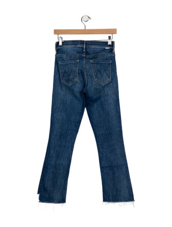 Mother Mid-Rise Straight Leg Jeans