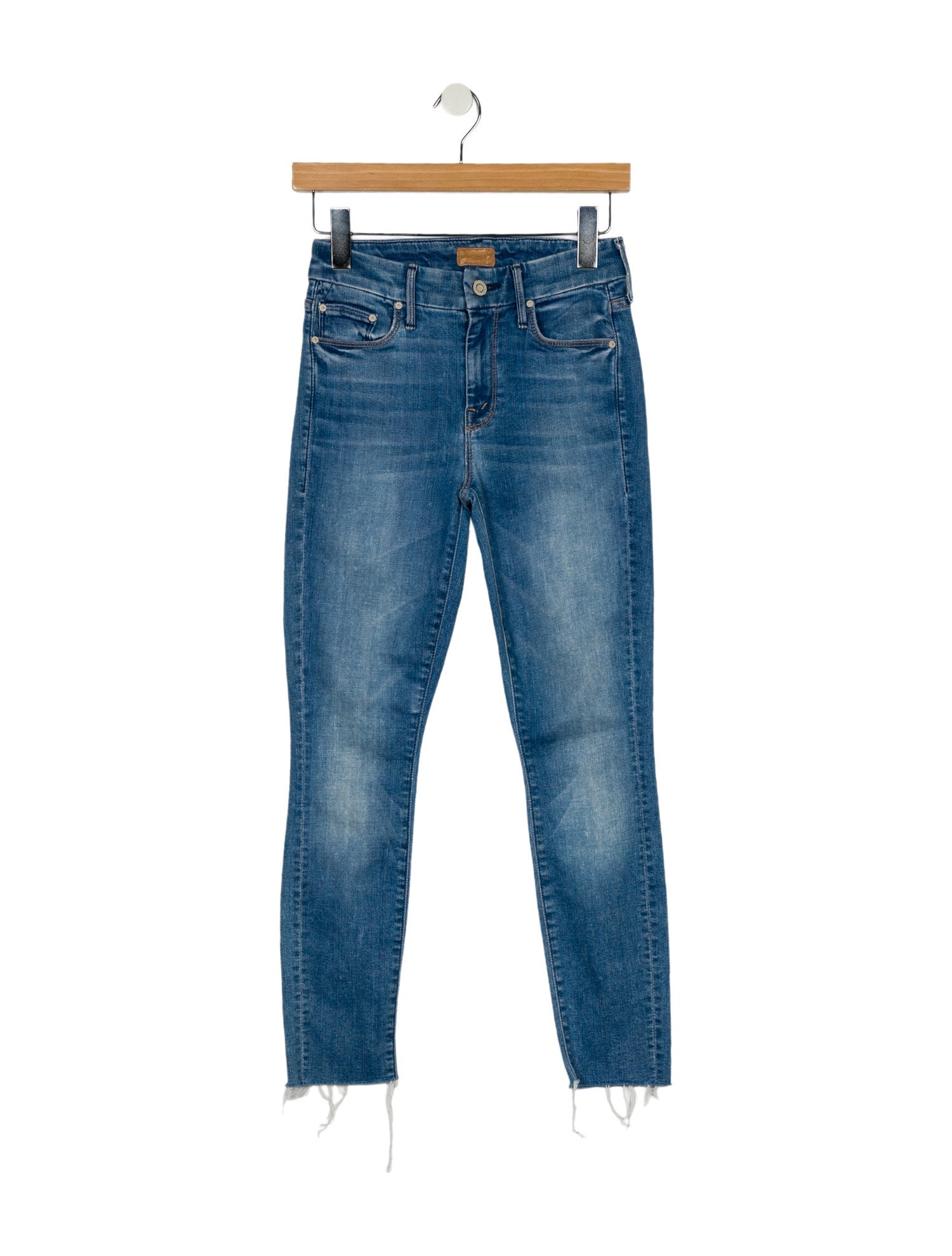 Mother Mid-Rise Skinny Leg Jeans
