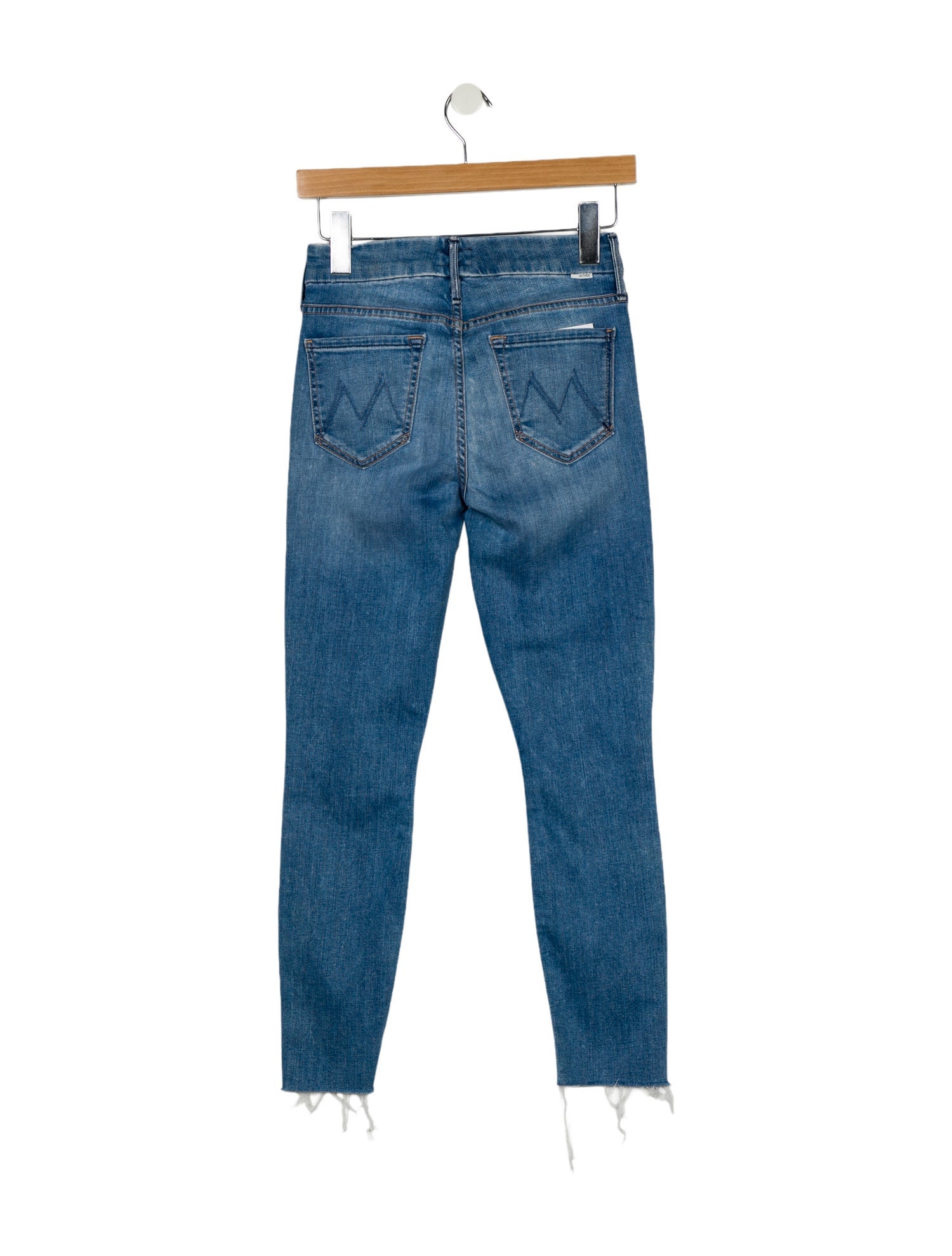 Mother Mid-Rise Skinny Leg Jeans