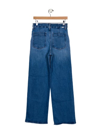 Mother High-Rise Wide Leg Jeans