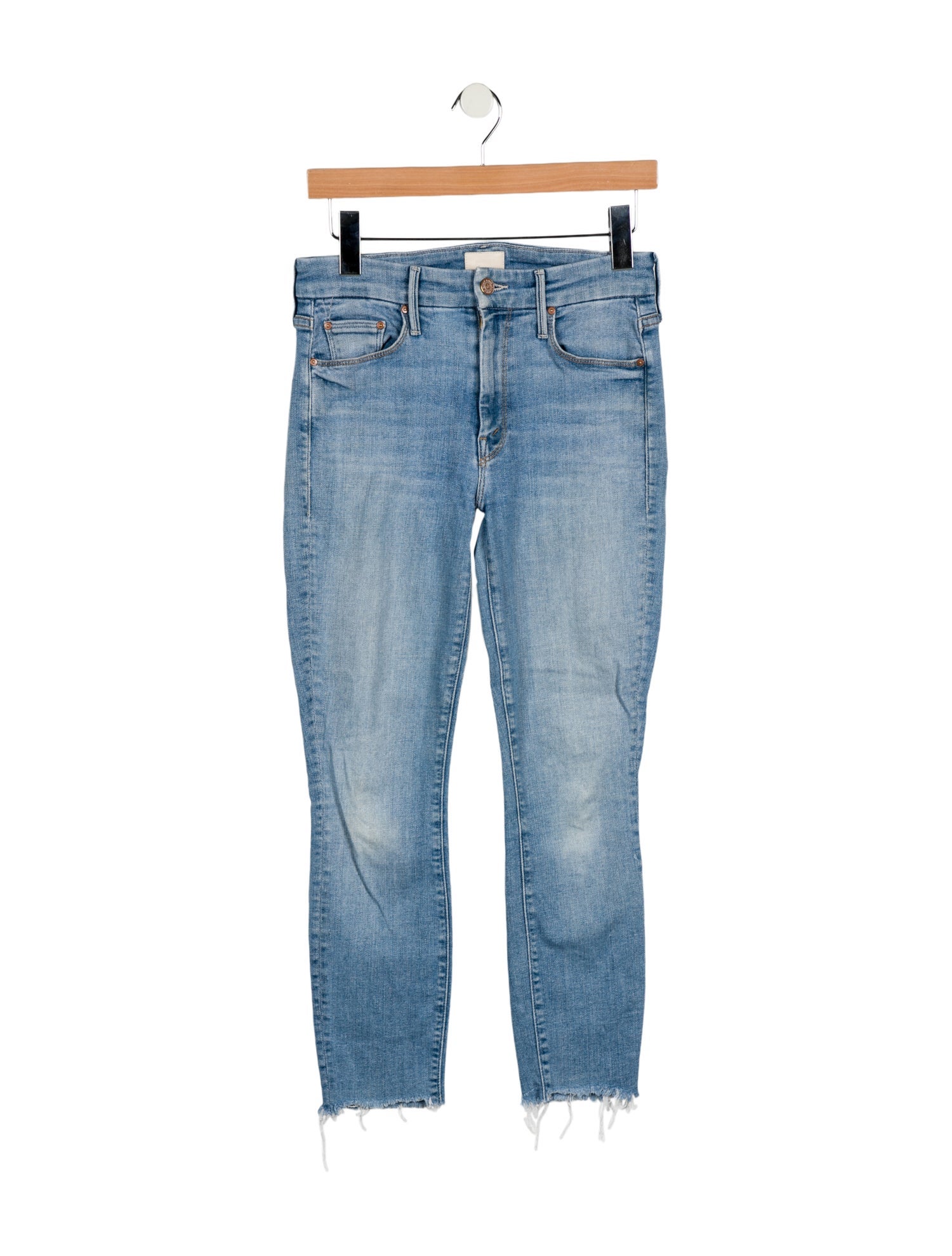 Mother Mid-Rise Skinny Leg Jeans