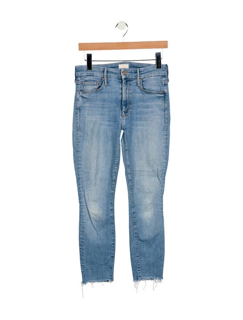 Mother Mid-Rise Skinny Leg Jeans